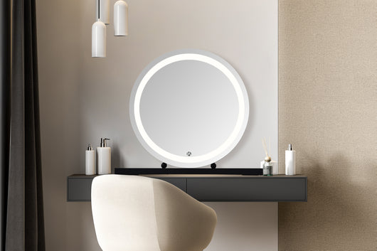 Perfekte Größe: Mit Maßen von 60 x 10 x 53 cm (LxBxH) ist dieser Spiegel ideal als Tischspiegel oder Wanddeko im Schlaf- oder Ankleidezimmer.

