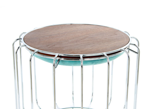Metall Beistelltisch Silber: Robust und stilvoll, ein echtes Highlight.