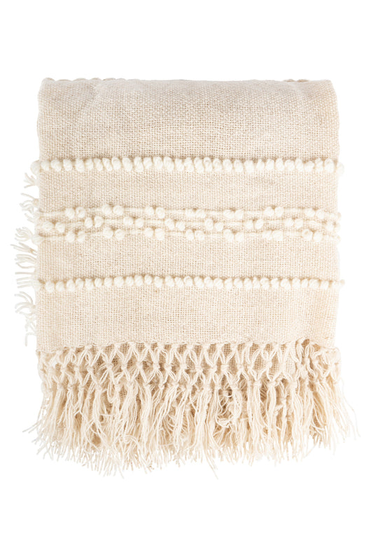 Boho-Wohnaccessoire: Natürliche Wolldecke als stilvolles Deko-Highlight
Verleihen Sie Ihrem Zuhause einen natürlichen, Boho-inspirierten Look mit unserer Decke aus 100% Wolle. Als stilvolles Wohnaccessoire und gemütliche Wohndecke sorgt sie für eine warme Atmosphäre. Das zeitlose Design und die natürliche Farbe (Natural) machen sie zu einem vielseitig kombinierbaren Element für jede Einrichtung. Perfekt als Tagesdecke im Schlafzimmer oder als kuscheliger Begleiter auf dem Sofa.