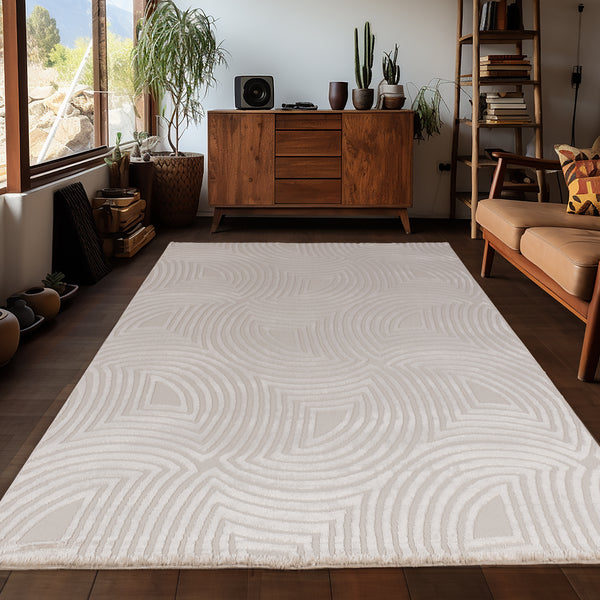 Sahara Modern 3D Teppich Beige 1113- Product vendor
