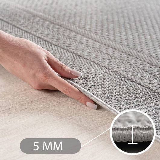 Outdoor Teppich 1304 GREY – Vielseitig, Langlebig und Pflegeleicht für Innen & Außen*- Product vendor