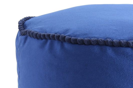 Hocker Pouf Taj Mahal Blau – Stilvoller Sitzpouf mit orientalischem Charme- Product vendor