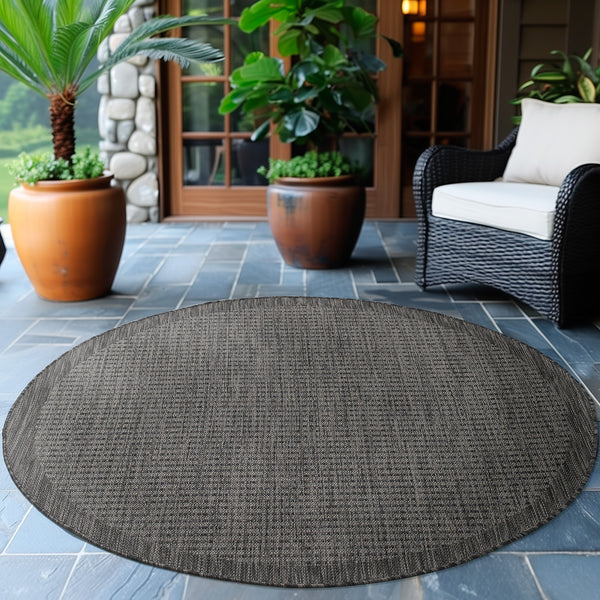 GIZA Outdoor Teppich Schwarz – Robuste Polypropylen Matten für Terrasse, Balkon und Küche – Pflegeleicht und Wasserdicht 1410- Product vendor
