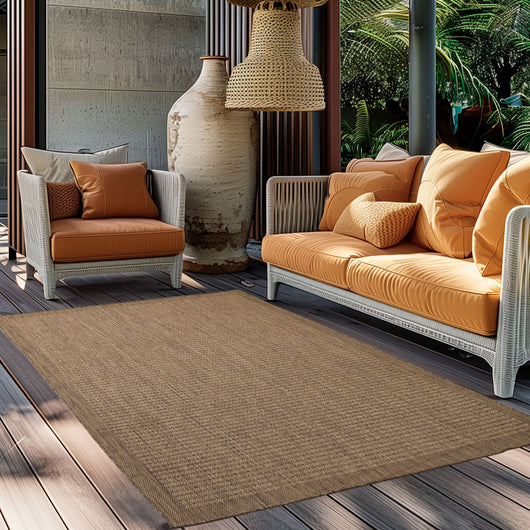 Outdoor Teppich GIZA – Braun, Hochwertig & Strapazierfähig 1410- Product vendor