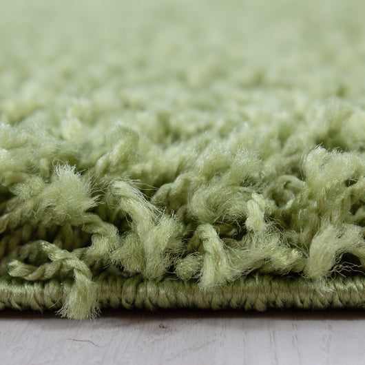 LIFE Hochflor Teppich Grün - Modernes Wohnzimmer Flair 1500- Product vendor