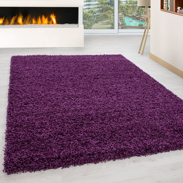 Luxuriös und Stilvoll: Hochflor Teppich in Lila LIFE 1500- Product vendor