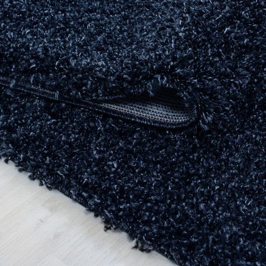 Wohnstil Revolution: Premium Marineblau Shaggy Teppiche für modernes Wohnen 1500- Product vendor