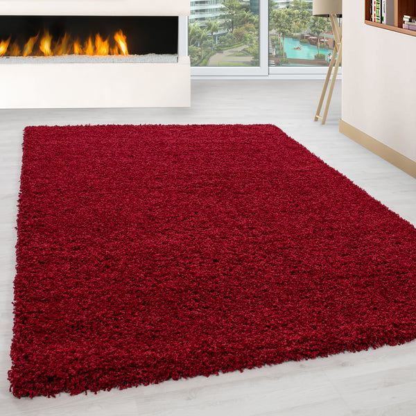 LIFE Elegante Hochwertige Teppiche in ROT für Wohnzimmer & Schlafzimmer 1500- Product vendor