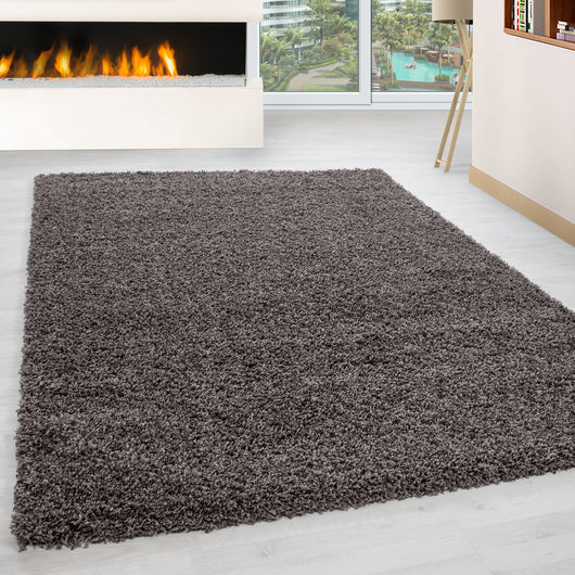 Luxuriöses Wohnen mit Shaggy Teppichen in stilvollem Taupe 1500- Product vendor