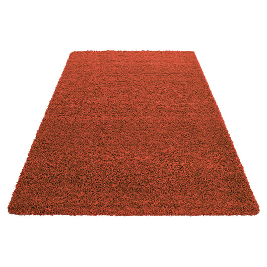 Hochflor Teppiche Terrakotta | Shaggy Teppiche für Wohnzimmer & Büro 1500- Product vendor