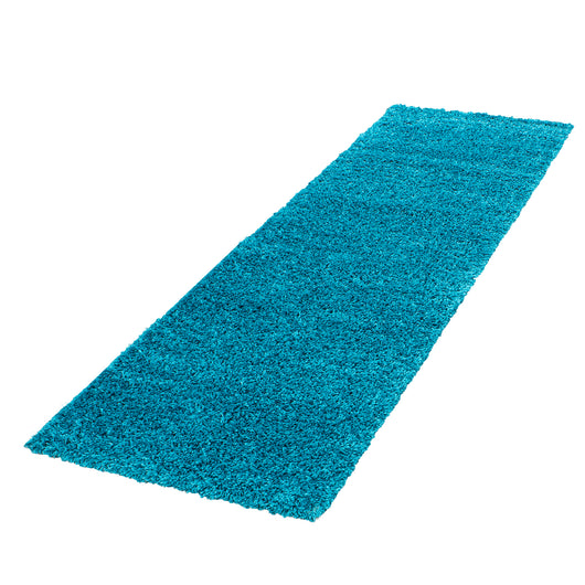 LIFE Hochflor Teppiche in Türkis – Für Ihr Wohnzimmer und Flur 1500- Product vendor