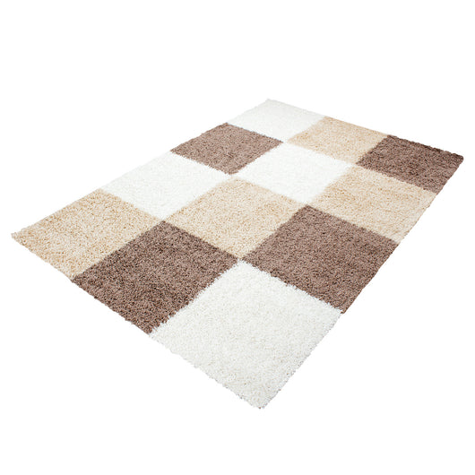 LIFE Kuschelige Teppiche mit Karo-Design – Ideal für Ihr Zuhause MOCCA 1501- Product vendor