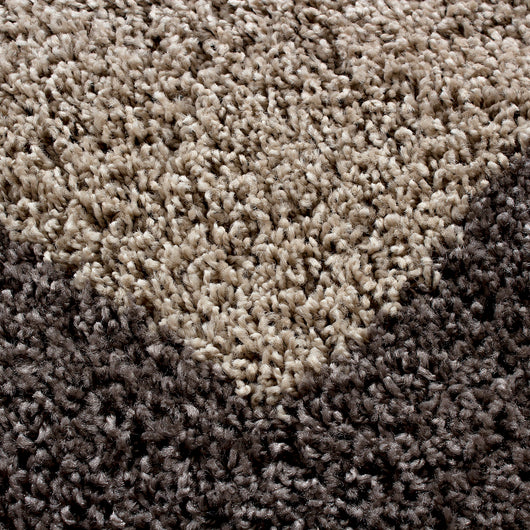 Hochflor Teppich für Wohnzimmer – Jute Rücken, Pflegeleicht, Rote Farbe, Modernes Design, Hochwertige Qualität 1503- Product vendor