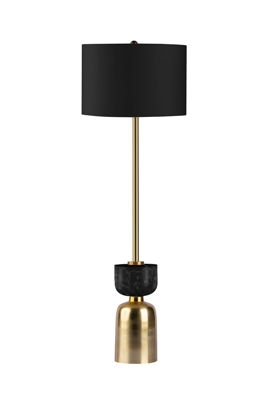 Design Stehlampe kaufen: Diese handgefertigte Stehlampe Ceres 200 Schwarz vereint Eisen und Marmor. Ein luxuriöser Blickfang für Ihr Zuhause.
