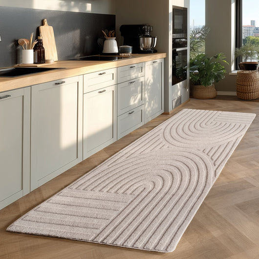 Skandinavischer Teppich Wohnzimmer modern: Holen Sie sich den aktuellen Skandi-Look mit diesem stilvollen und pflegeleichten Teppich.