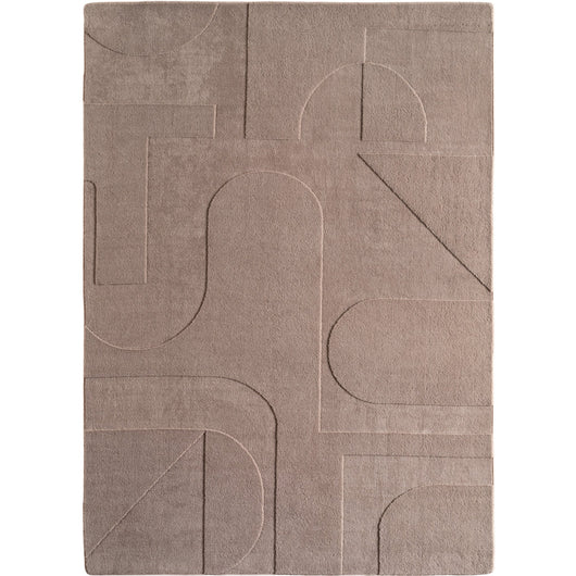 POMPEI Skandinavischer Wohnzimmerteppich, Boho Design, Beige 1614- Product vendor