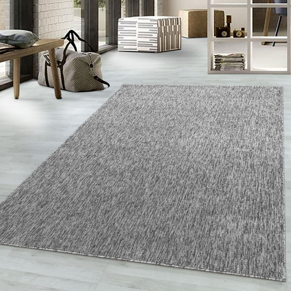 Kurzflor Teppich Hellgrau – Die perfekte Wahl für Ihr Wohnzimmer 1800- Product vendor