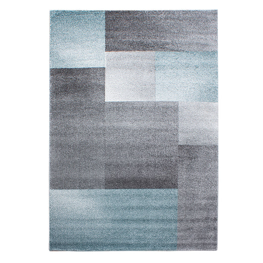 LUCCA Kurzflor Teppich Blau 1810- Product vendor