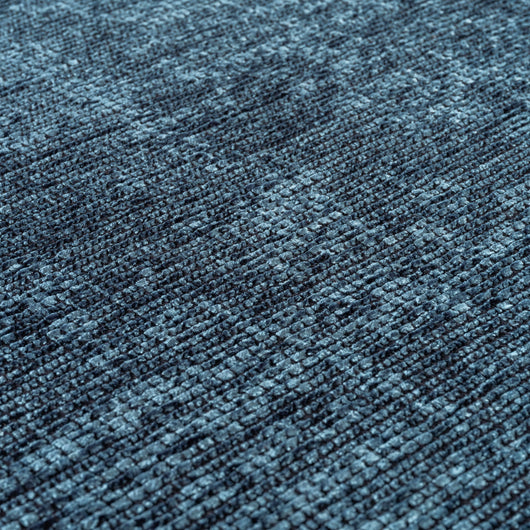 Baumwolle Chenille Teppich Blau – Waschbar, Rutschfest & Boho-Stil 1900*- Product vendor