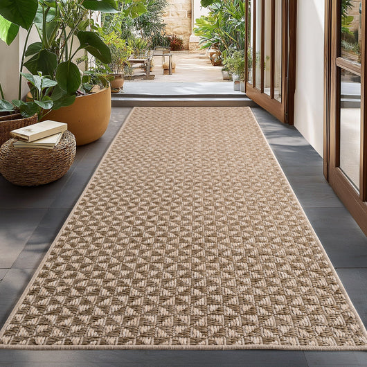Outdoor Teppich Beige – Stilvoll & Wetterfest für Balkon, Terrasse & mehr 1901*- Product vendor