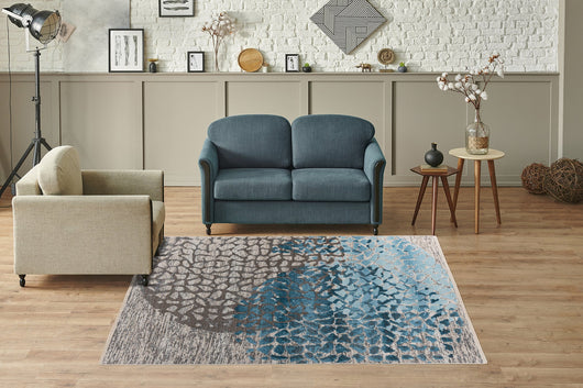 Dilan 425 Multi/Blau Teppich – Kreatives Design für Ihr Zuhause- Product vendor