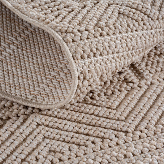 Wohlig-weiche Textur in Pastellnuancen: Erleben Sie die wohlig-weiche Textur dieses Teppichs. Die Pastellnuancen (Creme, Beige) wirken beruhigend. Die robuste Konstruktion ist ideal für den täglichen Einsatz im Flur.

