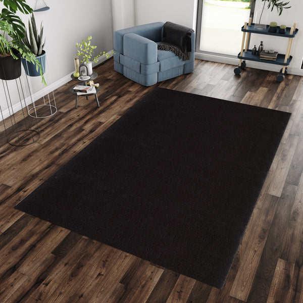Hochflor Teppich Rund Grau für Ihr Wohnzimmer  4200- Product vendor