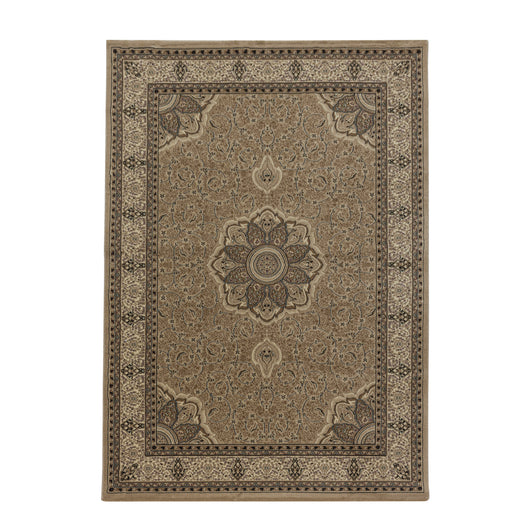 Hochwertiger KASHMIR Teppich in Beige - Ideal für Wohnzimmer 2601- Product vendor
