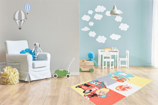 Gemütlichkeit garantiert: Unser Kinderteppich Multicolor sorgt für eine warme und einladende Atmosphäre.