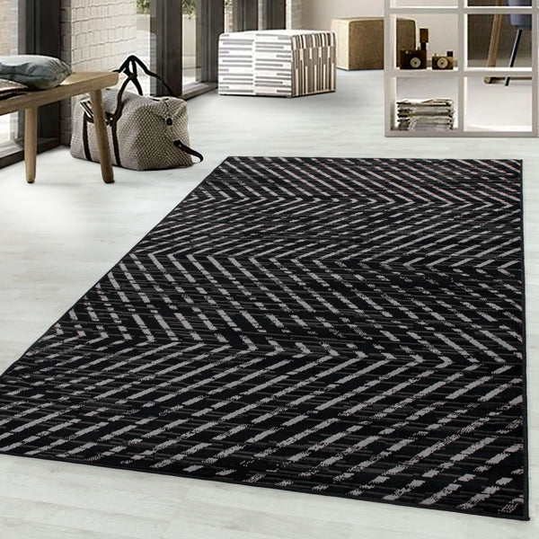 Kurzflor Teppiche in Schwarz – Stil und Komfort für Ihr Wohnzimmer 2810- Product vendor