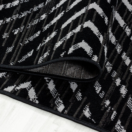 Kurzflor Teppiche in Schwarz – Stil und Komfort für Ihr Wohnzimmer 2810- Product vendor