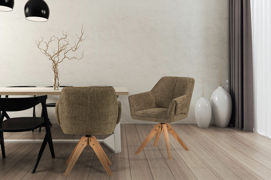 Die ergonomisch geformte Rückenlehne unterstreicht das bequeme und zugleich in besonderen Design gehaltene Konzept.
