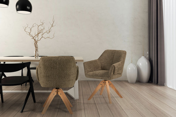 Die ergonomisch geformte Rückenlehne unterstreicht das bequeme und zugleich in besonderen Design gehaltene Konzept.