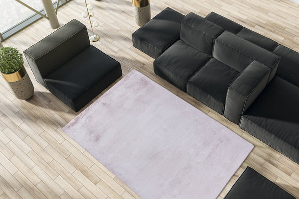 Saika 125 Rosa / Weiß Teppich – Hochflor für mehr Komfort- Product vendor