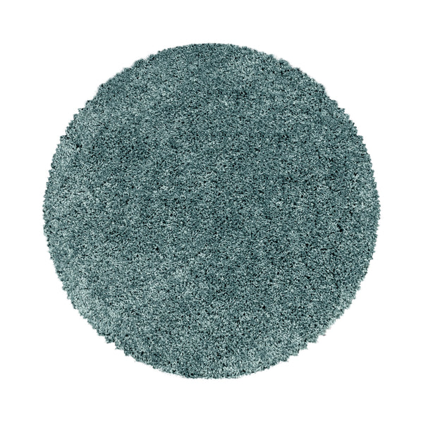Hochflor Teppich SYDNEY Rund Aqua - Türkis für Ihr Wohnzimmer 3000- Product vendor