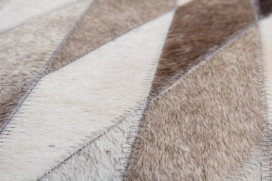 Lederteppich Lavish  Grau – Handgefertigtes Unikat 510*- Product vendor