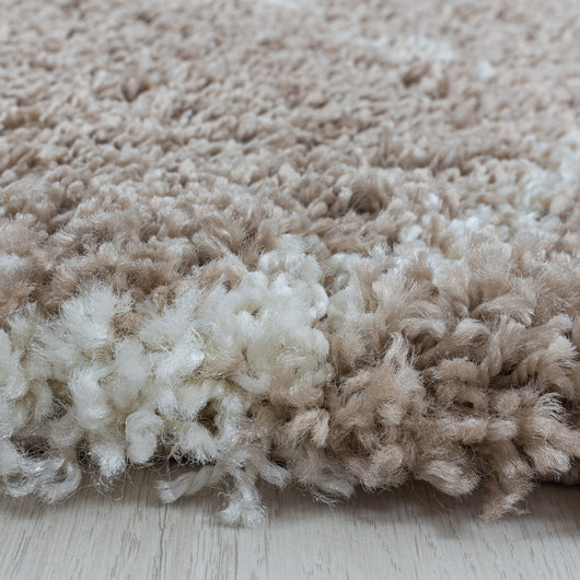 SALSA Hochflor Teppich - Beige | Skandinavisches Design 3201- Product vendor