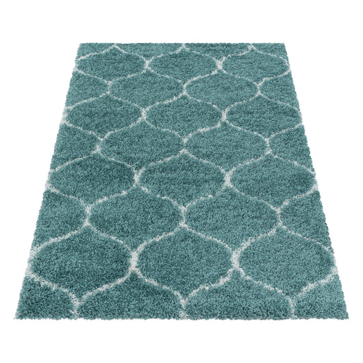Skandinavischer Teppich SALSA - Blau, für Wohnzimmer, Jute Rücken 3201- Product vendor