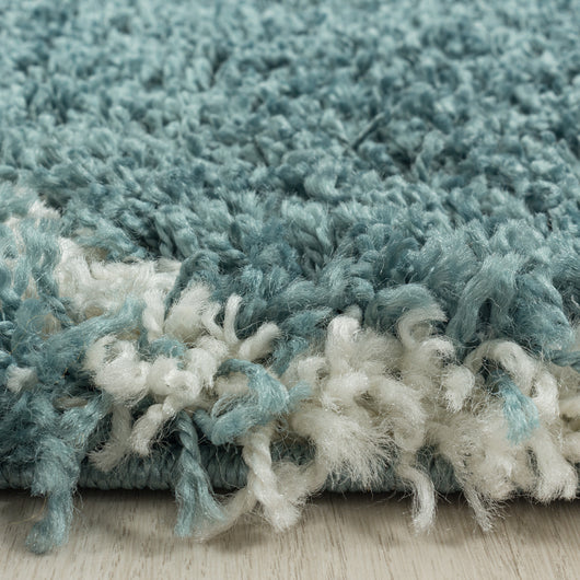 Skandinavischer Teppich SALSA - Blau, für Wohnzimmer, Jute Rücken 3201- Product vendor