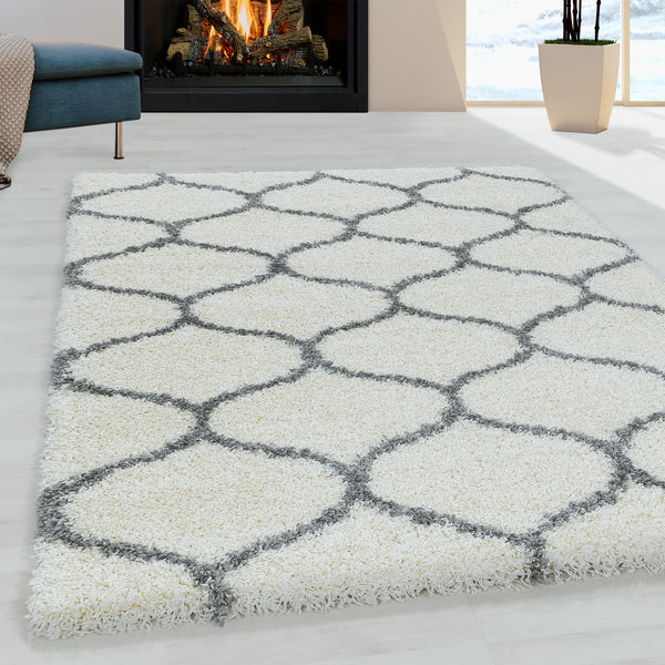 SALSA - Skandinavisch Design - Cremefarbe, Hochwertiger Teppich 3201- Product vendor