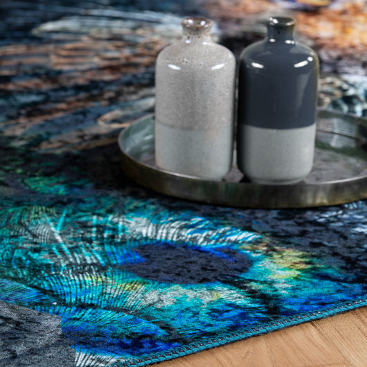 Ein Designerteppich für Ihr modernes Zuhause – Dieser kunstvolle Teppich verwandelt jeden Raum in eine Galerie.