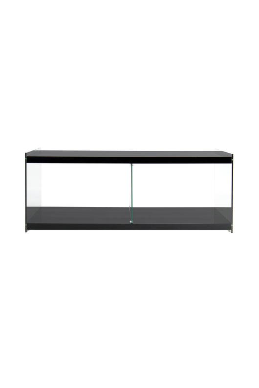Ein unaufdringlicher TV-Tisch mit modernem Design, der sich nahtlos in verschiedene Einrichtungsstile einfügt.