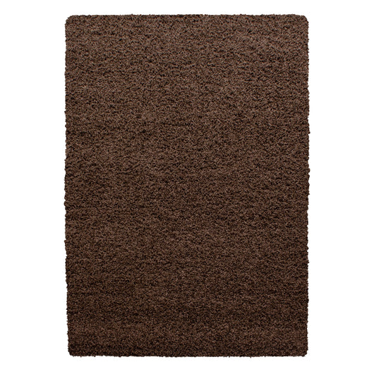 Hochflor Teppich DREAM - Braun, Unicolor, Shaggy, Jute Rücken 4000- Product vendor