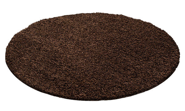 Hochflor Teppich DREAM - Braun, Unicolor, Shaggy, Jute Rücken 4000- Product vendor