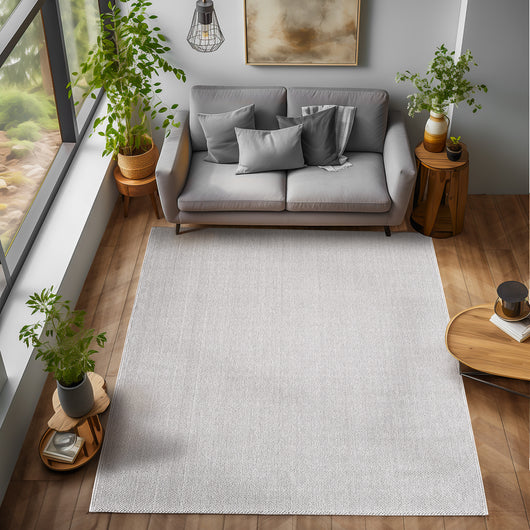 LOOM Teppich Silber - Unicolor - 100% PP Heatset 4300- Product vendor