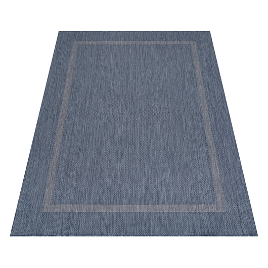 Relax Hochwertiger Teppich für Terrasse, Balkon und Küche - Blau, langlebig und pflegeleicht 4311- Product vendor