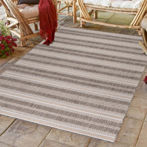 Outdoor Vintage Teppich für Terrasse & Balkon – Beige (Polypropylen) 4411- Product vendor