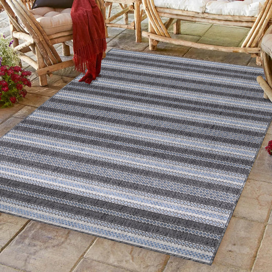 Vintage Outdoor Teppich - 100% PP Heatset, Langlebig und Pflegeleicht, Für Terrasse, Balkon & Garten 44111- Product vendor