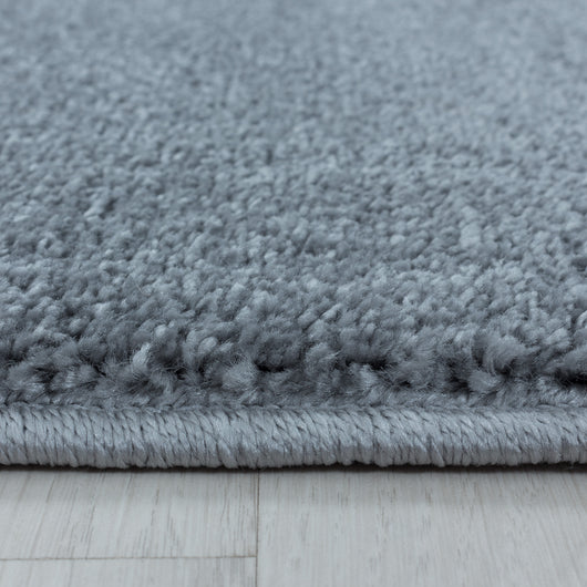 RIO Silber Kurzflor Teppich – Robuste Qualität für Wohnzimmer & Büro 4600- Product vendor