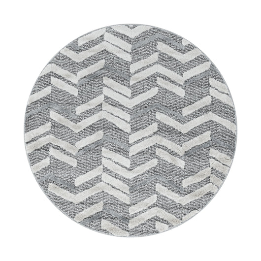 Hochflor Teppich Grau im Berber Design für Ihr Wohnzimmer. Perfekt für moderne Räume 4705- Product vendor